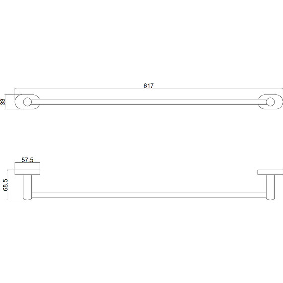 Полотенцедержатель Belz B90501, цвет вороненая сталь фото 2