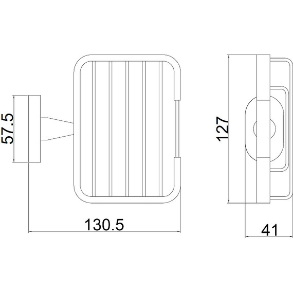 Мыльница Belz B90502-1, цвет вороненая сталь - 2 Мыльница Belz B90502-1, цвет вороненая сталь фото 2