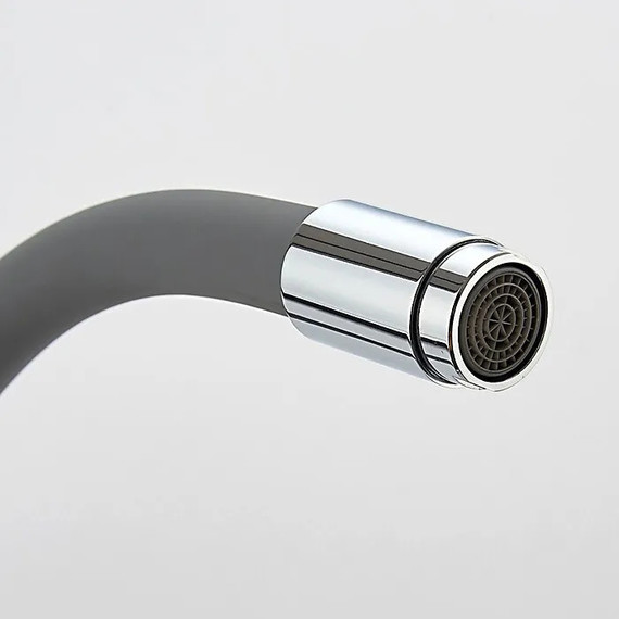 Смеситель для кухни Ledeme L4898-9, хром/серый фото 3