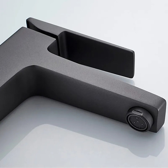 Смеситель для раковины Ledeme L1078U, графит фото 6