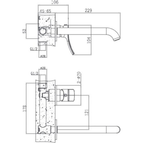 Смеситель для раковины Haiba HB14553 фото 2