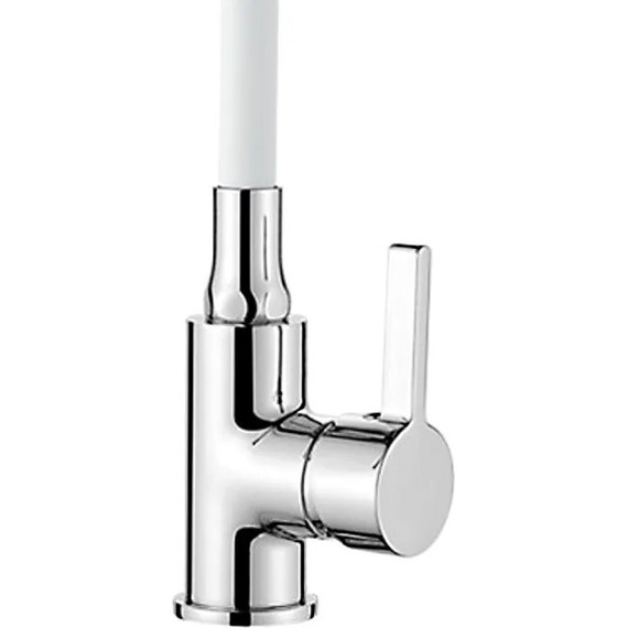 Смеситель для кухни Ledeme L4898-3, хром/белый фото 2
