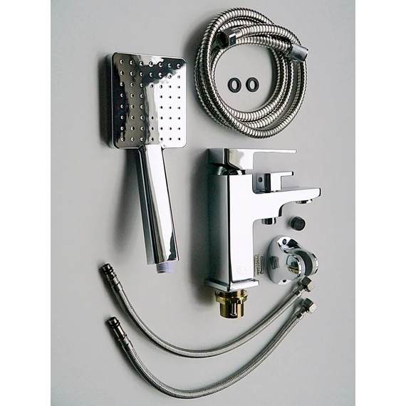 Смеситель на борт ванны Diadonna D80-114106 с лейкой фото 3