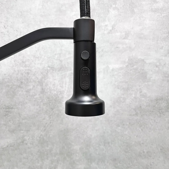 Смеситель для кухни Haiba HB73826-7, чёрный фото 6