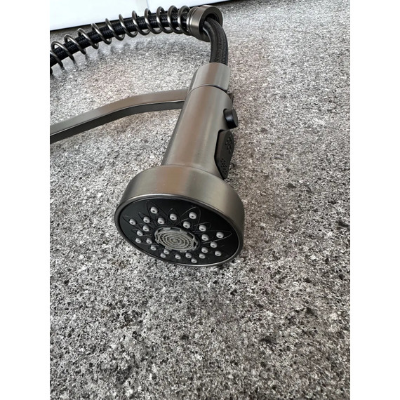 Смеситель для кухни Haiba HB73826-3, оружейная сталь фото 5