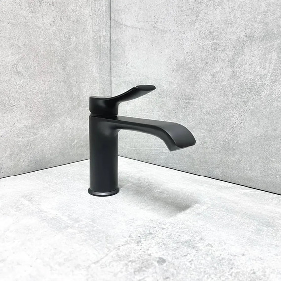 Смеситель для раковины Haiba HB10553-7, чёрный фото 2