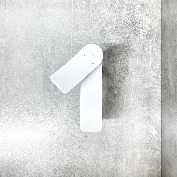 Смеситель для раковины Haiba HB10553-8, белый - 4 Смеситель для раковины Haiba HB10553-8, белый фото 4