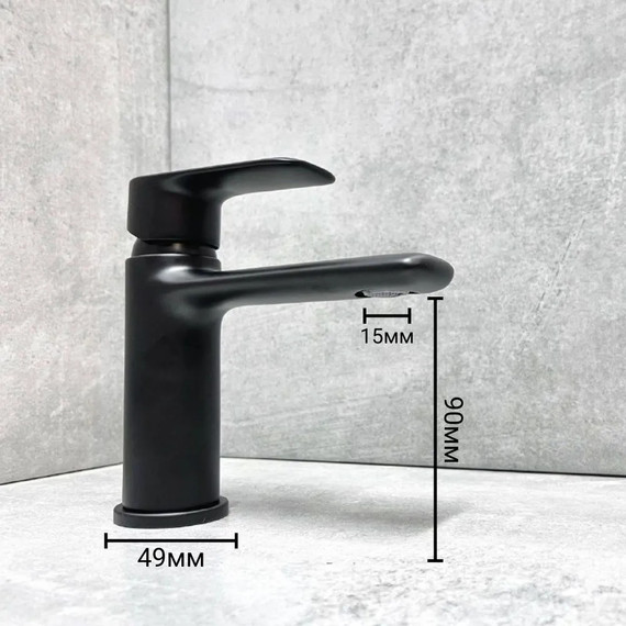 Смеситель для раковины Haiba HB10564-7, чёрный - 8 Смеситель для раковины Haiba HB10564-7, чёрный фото 8