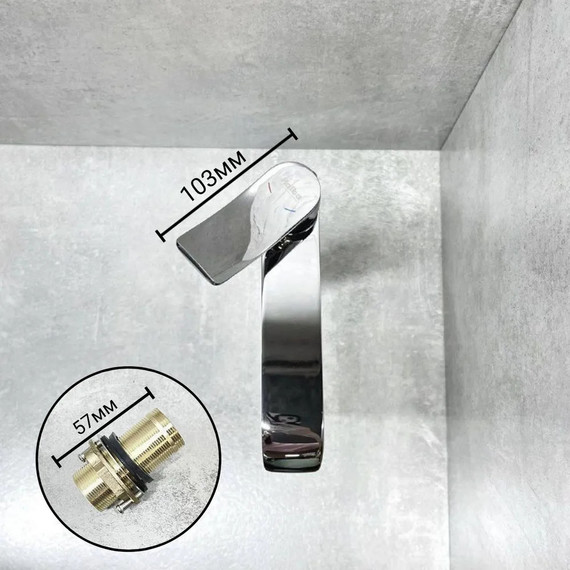 Смеситель для раковины высокий Haiba HB11553 фото 7