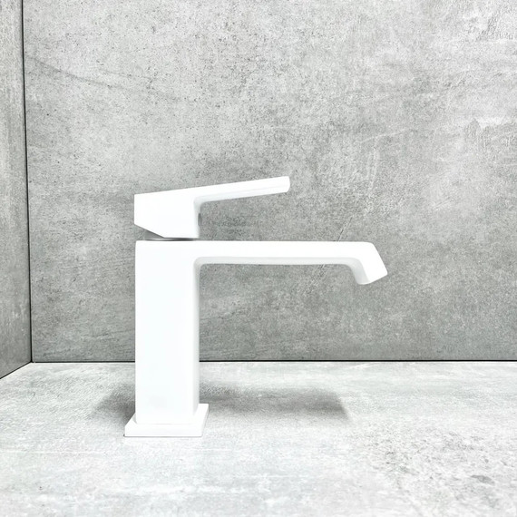 Смеситель для раковины Haiba HB10575-8, белый фото 6