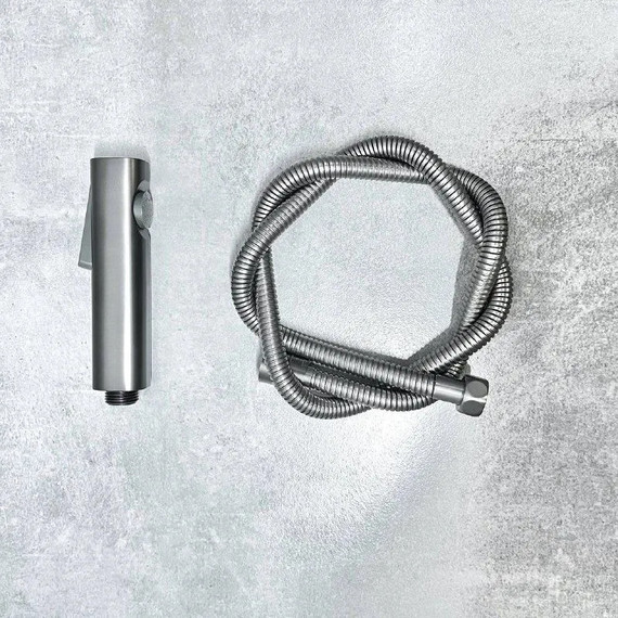 Гигиенический душ Haiba HB5518-3, оружейная сталь фото 3