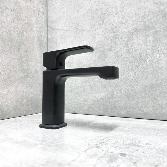 Смеситель для раковины Haiba HB10512-7, чёрный - 2 Смеситель для раковины Haiba HB10512-7, чёрный фото 2