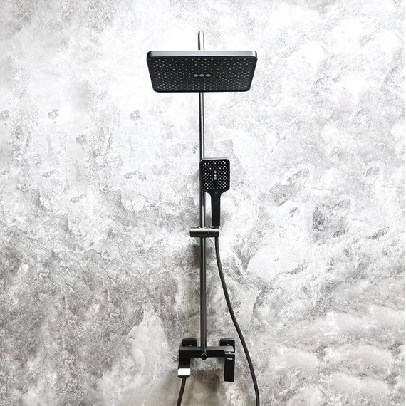 Душевая стойка Haiba HB24575-3, графит - 2 Душевая стойка Haiba HB24575-3, графит фото 2