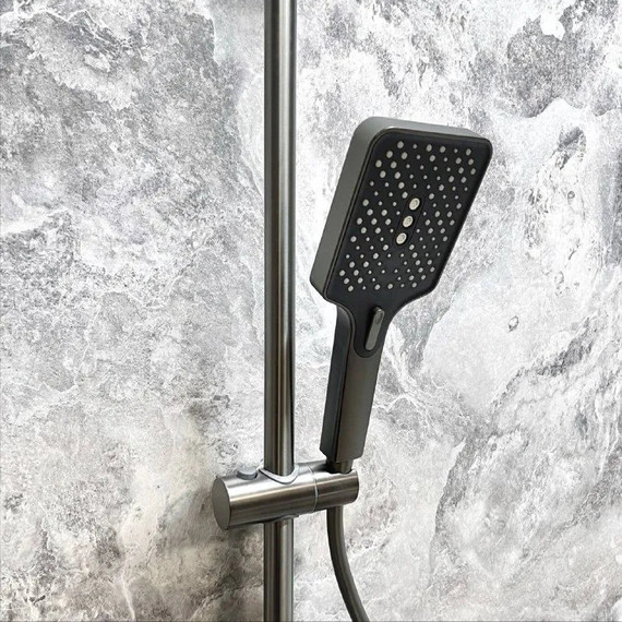 Душевая стойка Haiba HB24575-3, графит - 5 Душевая стойка Haiba HB24575-3, графит фото 5