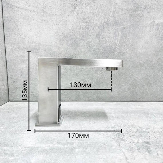 Смеситель для раковины сенсорный Haiba HB524, нержавеющая сталь фото 8