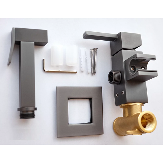 Гигиенический душ CeramaLux KBS/008, оружейная сталь, Цвет производителя: оружейная сталь фото 6