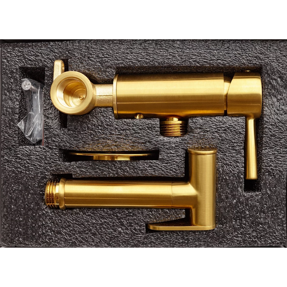 Гигиенический душ CeramaLux KRS/007, золото матовое, Цвет производителя: матовое золото фото 2