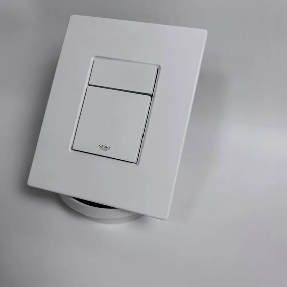 Инсталляция с подвесным унитазом комплект:  Grohe Rapid SL с подвесным безободковым унитазом Aquatek Европа AQ1901-00 сиденье микролифт, крепление, кнопка смыва белый матовый, Цвет производителя: белый матовый фото 9