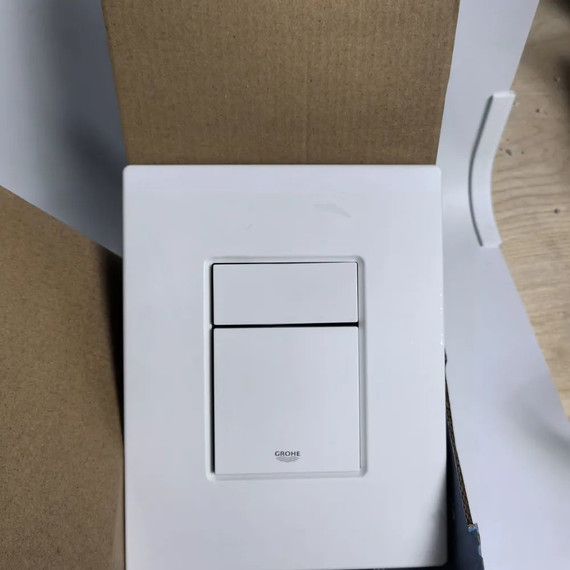 Инсталляция с подвесным унитазом комплект:  Grohe Rapid SL с подвесным безободковым унитазом Azario Fonti AZ-402W сиденье микролифт, крепление, кнопка смыва белый матовый, Цвет производителя: белый матовый фото 13