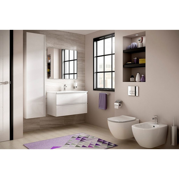 Инсталляция с подвесным унитазом комплект: Grohe Rapid SL 38772001+38732GL0 с подвесным безободковым унитазом Ideal Standard Tesi AquaBlade T007901 сиденье микролифт, крепление, кнопка смыва золото глянцевое, Цвет производителя: золото глянцевое фото 11