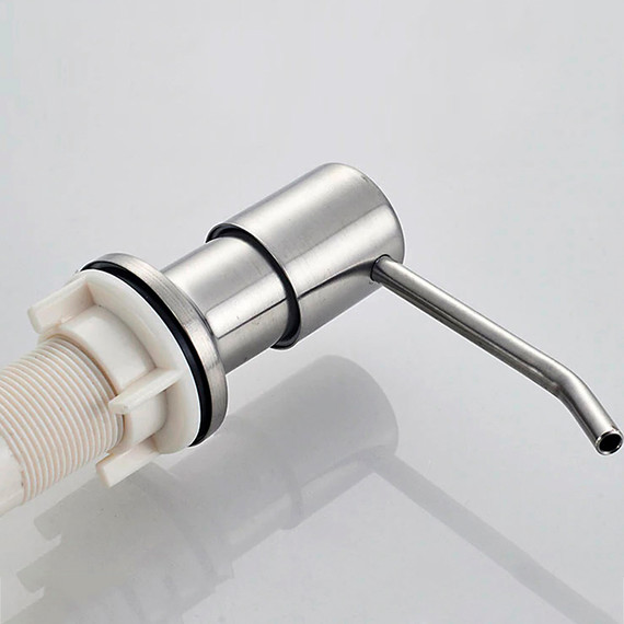 Дозатор для жидкого мыла Ledeme L405-1, цвет сатин фото 3