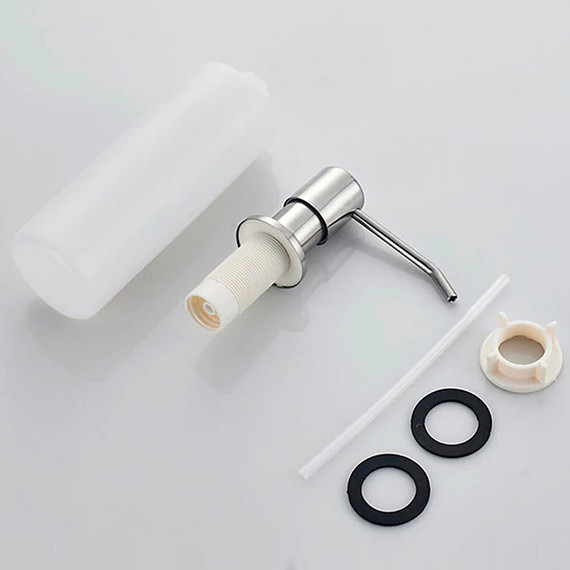 Дозатор для жидкого мыла Ledeme L405-1, цвет сатин фото 5