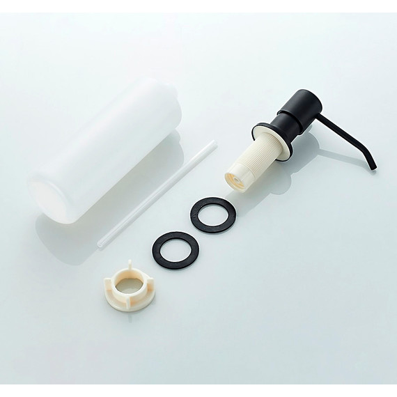 Дозатор для жидкого мыла Ledeme L405F, цвет чёрный фото 5