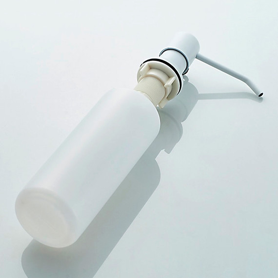 Дозатор для жидкого мыла Ledeme L405H, цвет белый фото 2