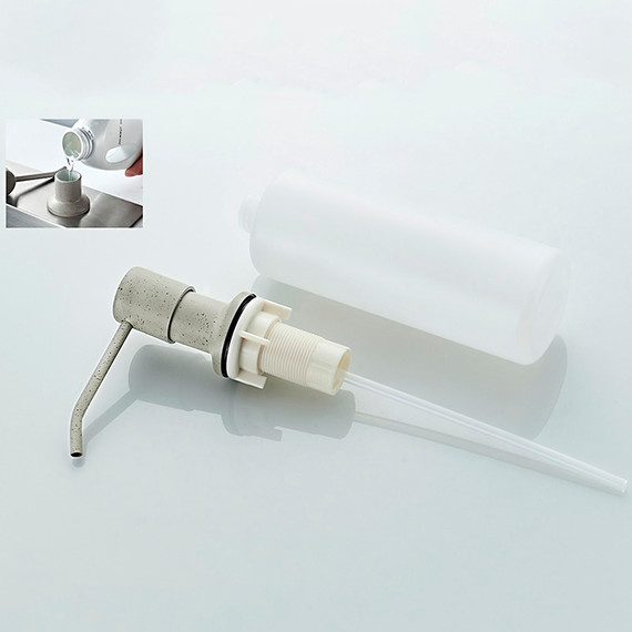 Дозатор для жидкого мыла Ledeme L405K, цвет бежевый фото 4