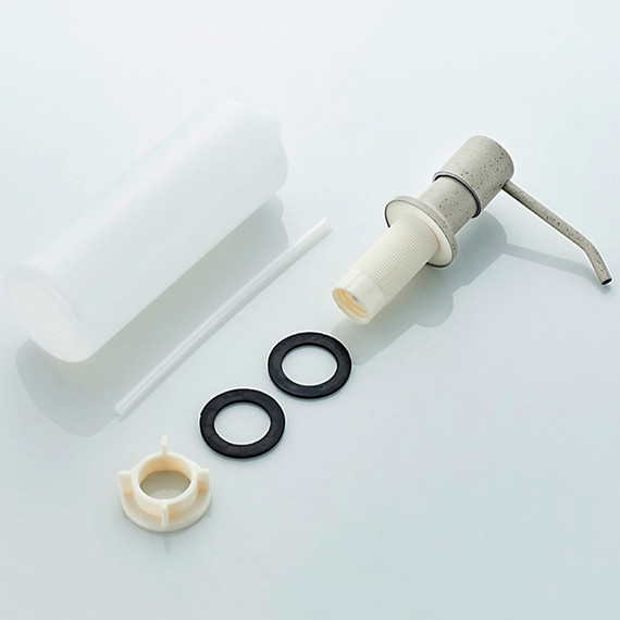 Дозатор для жидкого мыла Ledeme L405K, цвет бежевый фото 5