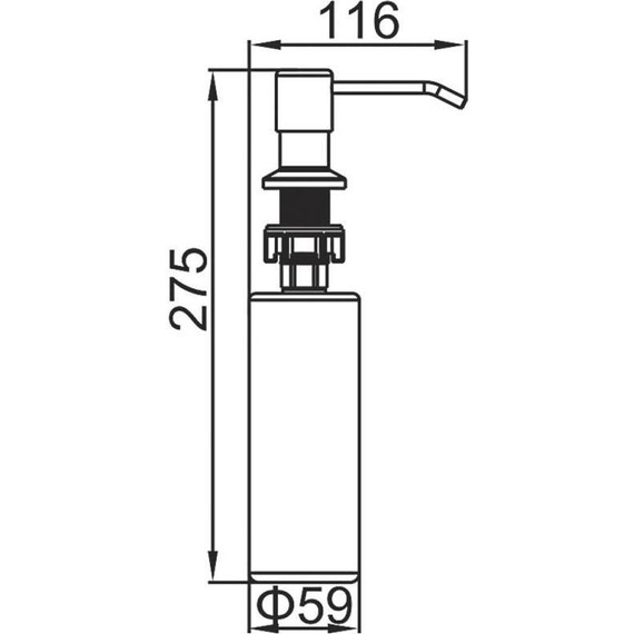 Дозатор для жидкого мыла Ledeme L405U, цвет графит фото 2