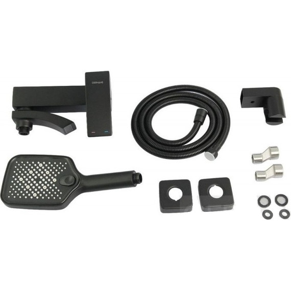 Смеситель для ванны Gerhans K13314B, чёрный, Цвет производителя: чёрный фото 2