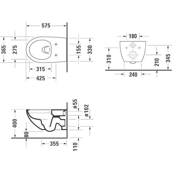 Унитаз подвесной Duravit Architec Rimless 45726900A1 с крышкой микролифт фото 3