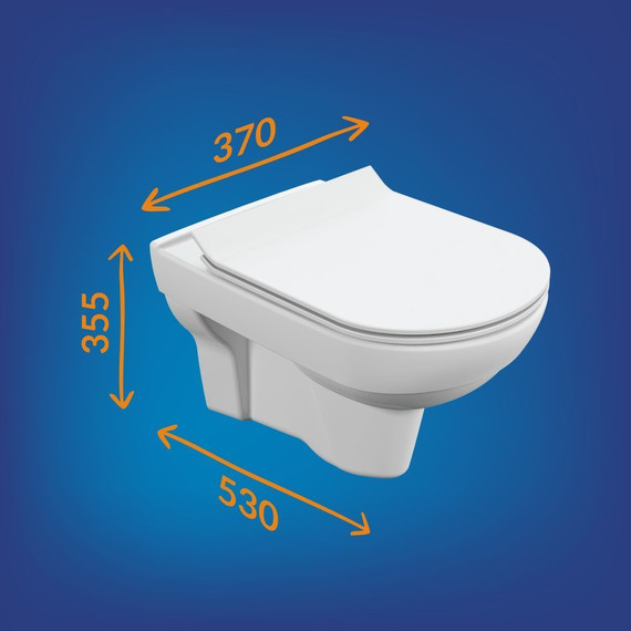 Инсталляция с подвесным унитазом Cersanit City Co Dpl Eo Slim A64121 (кнопка Estetica хром глянцевый) - 17 Инсталляция с подвесным унитазом Cersanit City Co Dpl Eo Slim A64121 (кнопка Estetica хром глянцевый) фото 17