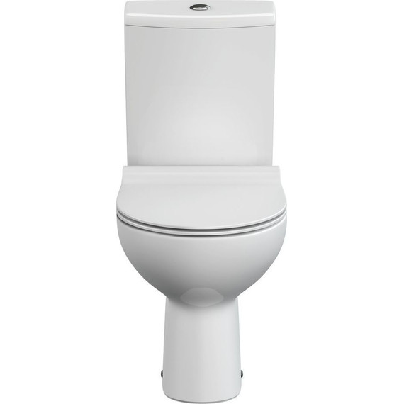 Унитаз-компакт безободковый Cersanit Nature Clean ON 011 3/5 DPL EO Slim A65410 с крышкой микролифт фото 2