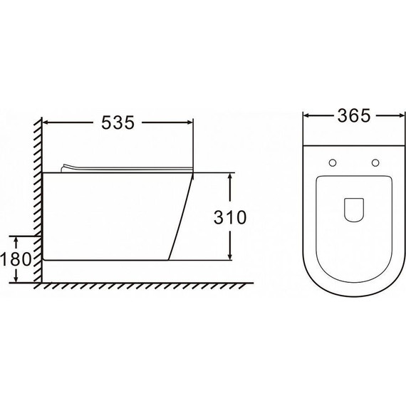 Инсталляция с подвесным унитазом комплект:  Grohe Rapid SL с подвесным безободковым унитазом Azario Fonti AZ-402W сиденье микролифт, крепление, кнопка смыва графит глянцевый, Цвет производителя: графит глянцевый фото 11