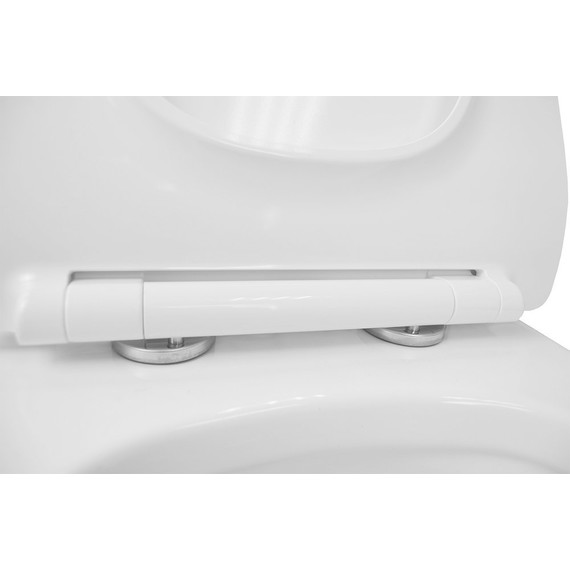 Инсталляция с подвесным унитазом комплект:  Grohe Rapid SL с подвесным безободковым унитазом Creo Ceramique Tornado CR1100NR сиденье микролифт, крепление, кнопка смыва золото глянцевое, Цвет производителя: золото глянцевое фото 16