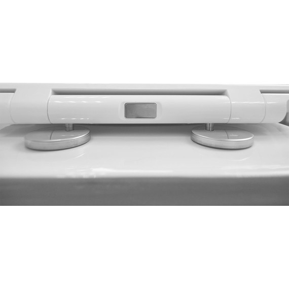 Инсталляция с подвесным унитазом комплект:  Grohe Rapid SL с подвесным безободковым унитазом Creo Ceramique Tornado CR1100NR сиденье микролифт, крепление, кнопка смыва золото глянцевое, Цвет производителя: золото глянцевое фото 18