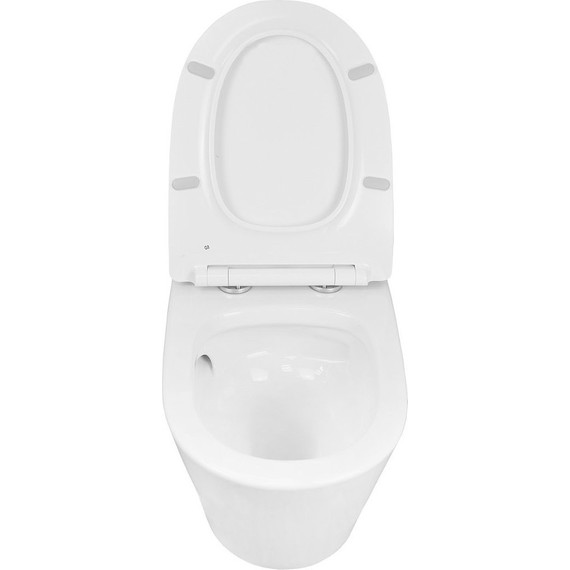 Инсталляция с подвесным унитазом комплект:  Grohe Rapid SL с подвесным безободковым унитазом Creo Ceramique Tornado CR1100NR сиденье микролифт, крепление, кнопка смыва золото глянцевое, Цвет производителя: золото глянцевое фото 9