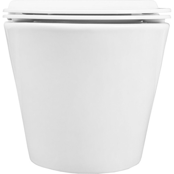 Инсталляция с подвесным унитазом комплект:  Grohe Rapid SL с подвесным безободковым унитазом Creo Ceramique Tornado CR1100NR сиденье микролифт, крепление, кнопка смыва золото глянцевое, Цвет производителя: золото глянцевое фото 10