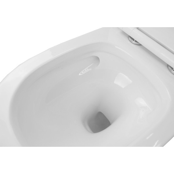 Инсталляция с подвесным унитазом комплект:  Grohe Rapid SL с подвесным безободковым унитазом Creo Ceramique Tornado CR1100NR сиденье микролифт, крепление, кнопка смыва золото глянцевое, Цвет производителя: золото глянцевое фото 14