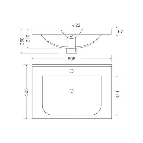 Комплект мебели Mirsant Soho Quadro 80/2 см c доводчиком (тумба + зеркало) - 11 Комплект мебели Mirsant Soho Quadro 80/2 см c доводчиком (тумба + зеркало) фото 11