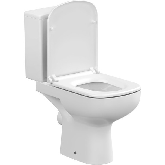 Унитаз-компакт безободковый Cersanit Colour KO-COL011-3/5-COn-DL с крышкой микролифт фото 4