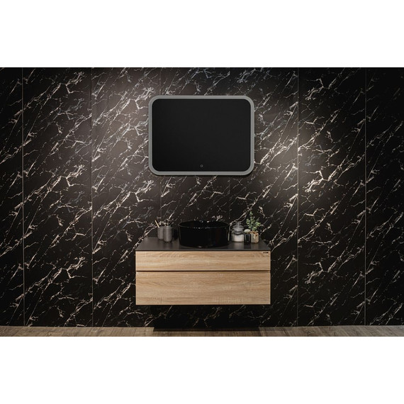 Зеркало Azario Стив Led 91 см (с подсветкой и сенсорным выключателем) - 2 Зеркало Azario Стив Led 91 см (с подсветкой и сенсорным выключателем) фото 2