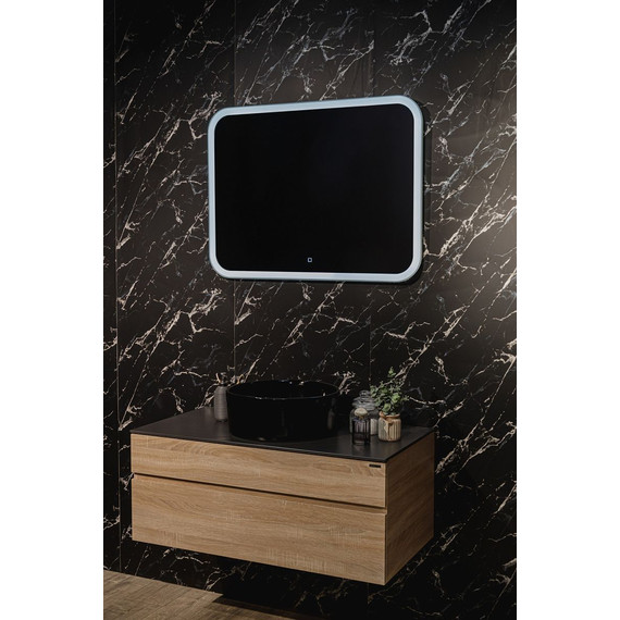 Зеркало Azario Стив Led 91 см (с подсветкой и сенсорным выключателем) - 5 Зеркало Azario Стив Led 91 см (с подсветкой и сенсорным выключателем) фото 5