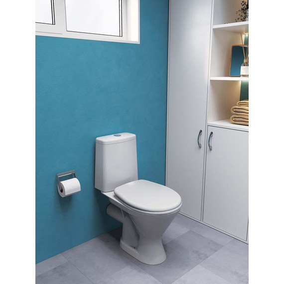 Унитаз-компакт Santeri Грация 1.P210.3.S00.00B.F с крышкой полипропилен - 10 Унитаз-компакт Santeri Грация 1.P210.3.S00.00B.F с крышкой полипропилен фото 10