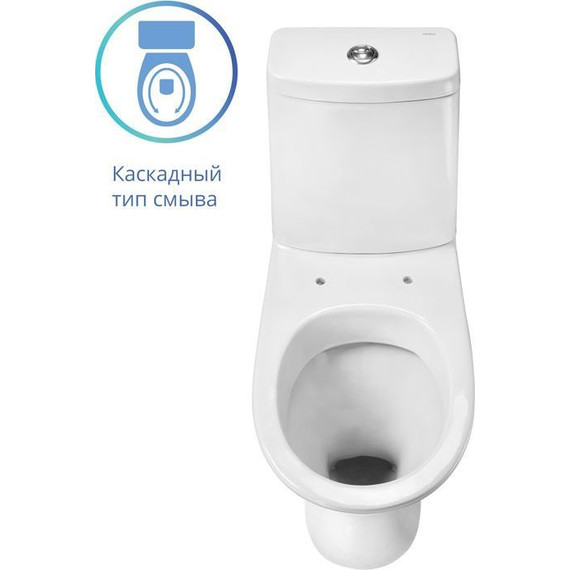 Унитаз-компакт Santeri Грация 1.P210.3.S00.00B.F с крышкой полипропилен - 6 Унитаз-компакт Santeri Грация 1.P210.3.S00.00B.F с крышкой полипропилен фото 6