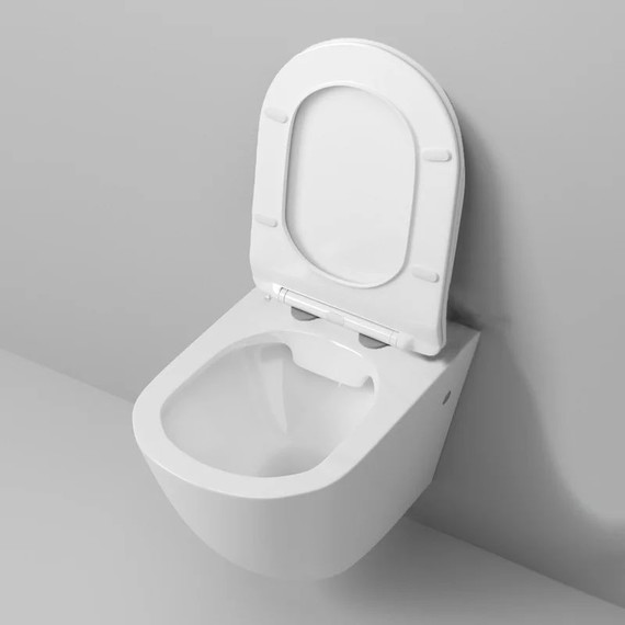 Унитаз подвесной безободковый Grossman GR-4411S с крышкой микролифт, Цвет производителя: белый - 5 Унитаз подвесной безободковый Grossman GR-4411S с крышкой микролифт, Цвет производителя: белый фото 5