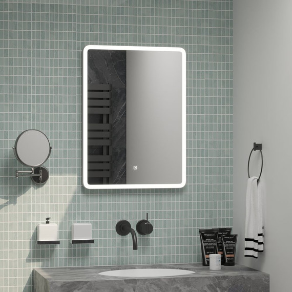 Комплект мебели Mirsant Soho Quadro 60 см (тумба + зеркало + пенал) - 11 Комплект мебели Mirsant Soho Quadro 60 см (тумба + зеркало + пенал) фото 11