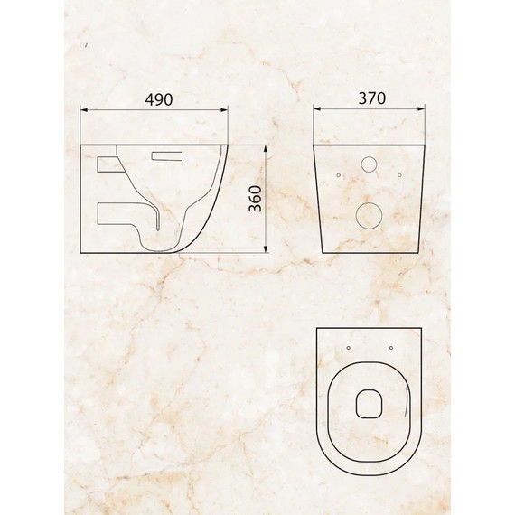 Инсталляция с подвесным унитазом комплект: Grohe Rapid SL 38772001 с подвесным безободковым унитазом Sintesi Evi SIN-TS-EVI-152 сиденье микролифт, крепление, кнопка смыва хром (система смыва Торнадо) - 12 Инсталляция с подвесным унитазом комплект: Grohe Rapid SL 38772001 с подвесным безободковым унитазом Sintesi Evi SIN-TS-EVI-152 сиденье микролифт, крепление, кнопка смыва хром (система смыва Торнадо) фото 12